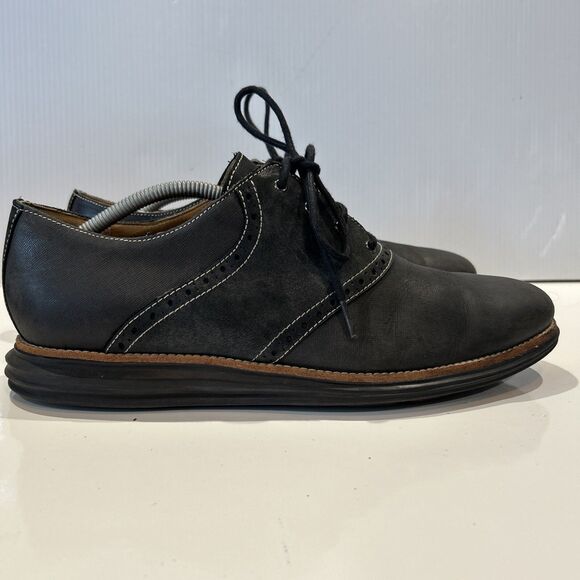 Cole Haan Lunargrand Saddle Oxfords Shoes Mens 12 M Midnight main image 4